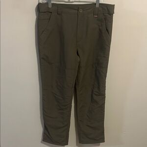 Simms Men's Small Olive Green Hiking Fishing Pants Nylon
